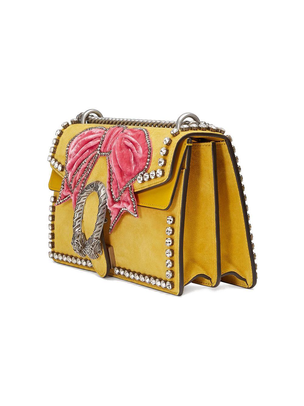 gucci yellow dionysus bag