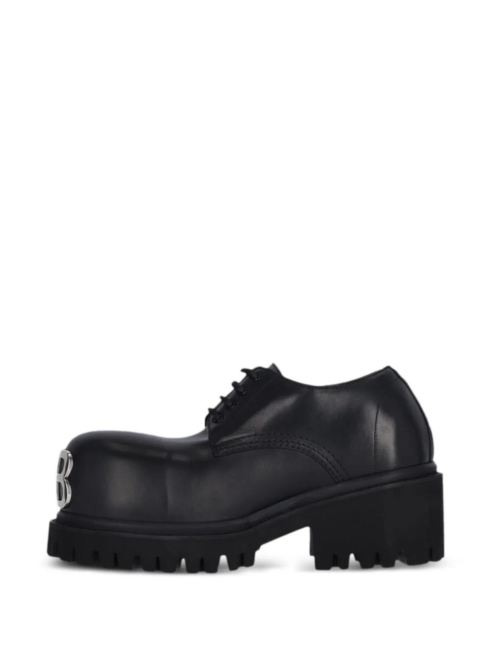 Balenciaga Platform Derby Shoes in Black for Men | Lyst