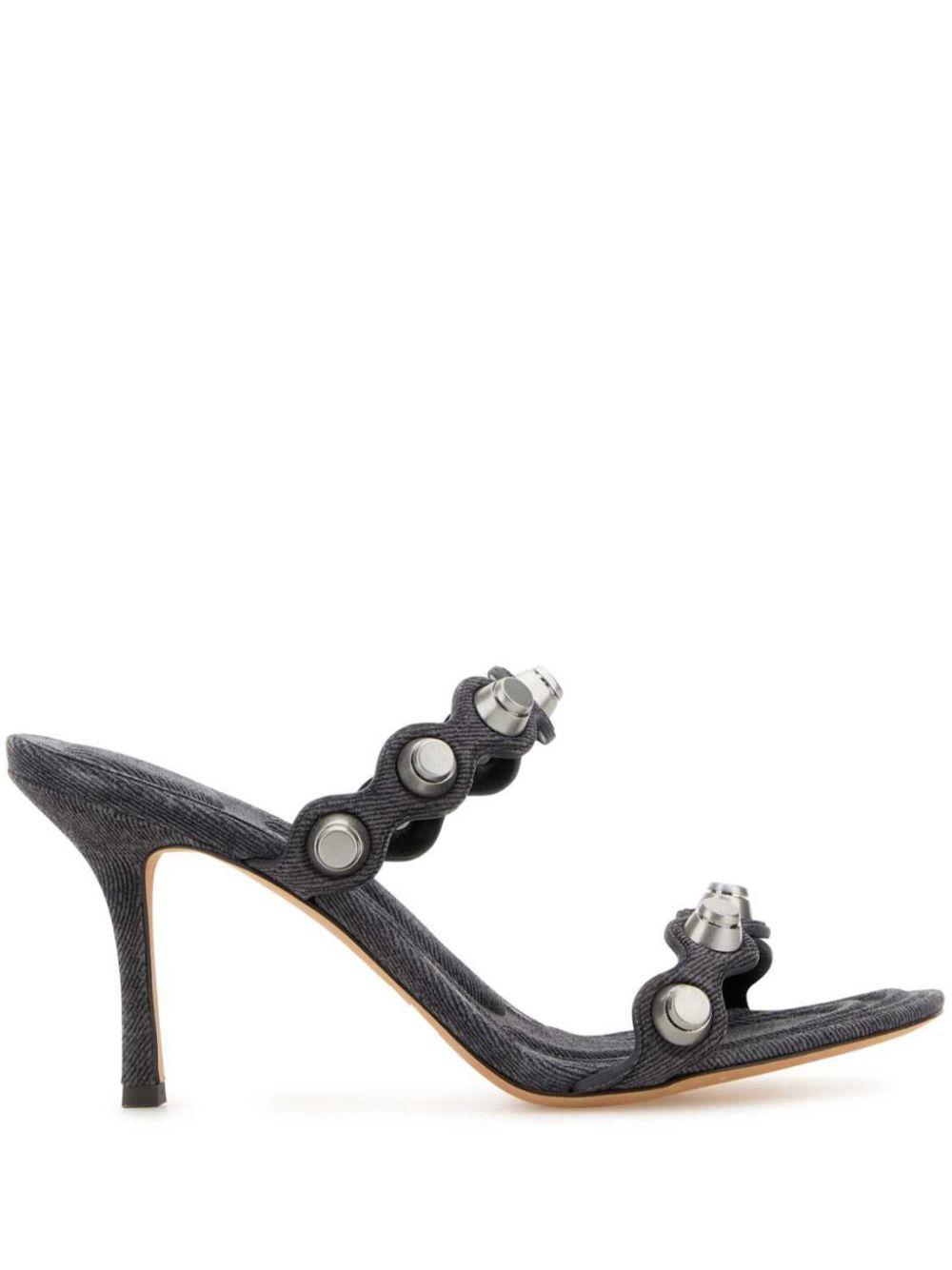 Alexander Wang レディース ブラック Riot 85mm サンダル ヒール 