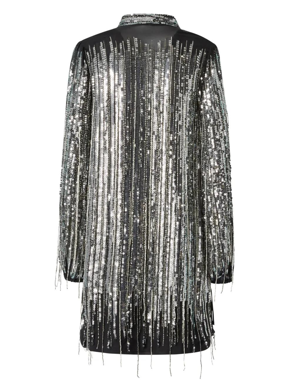 pinko sequin dress Pinko Resistencia Dress in Sequin-embellished Crepe