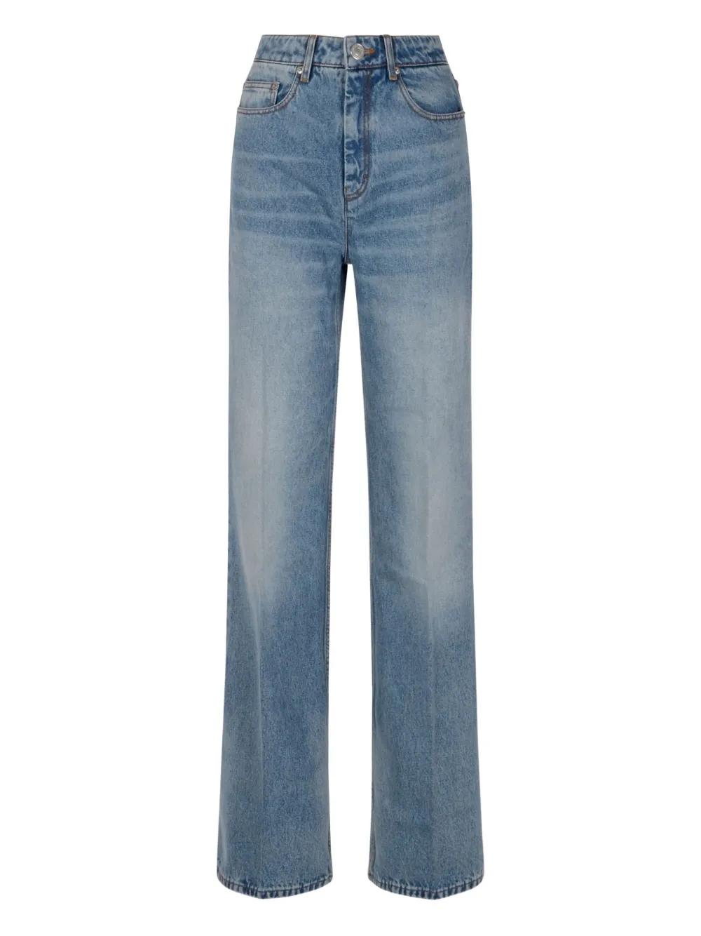 デニム・ジーパン AMI Women Denim Pants FTR031 DE0039136 White Ami Paris Jeans for Women | Online Sale up to 65% off | Lyst