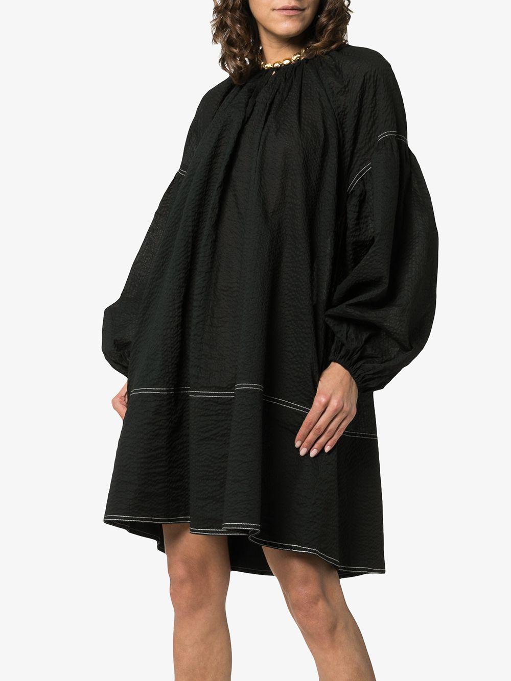 Lilian balloon sleeve midi dress Clearance