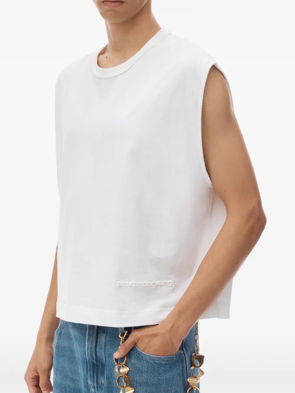 ALEXANDER WANG】DISTRESSED MUSCLE TEE M 【公式通販】