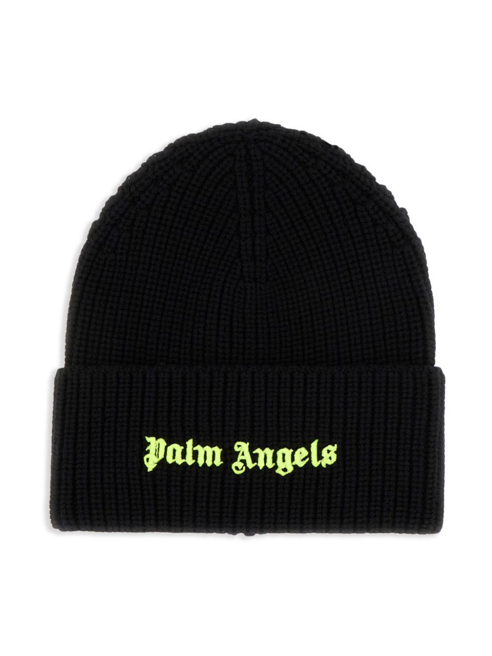 Palm Angels ブラック ニット帽