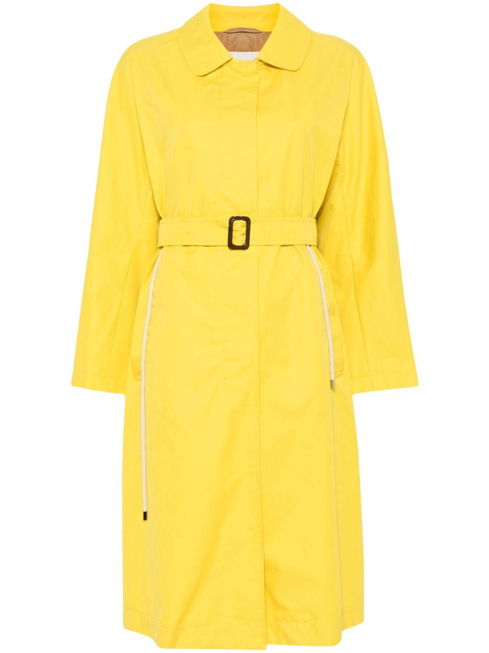 Max Mara レディース イエロー トレンチコート コート Max Mara レディース イエロー トレンチコート コート