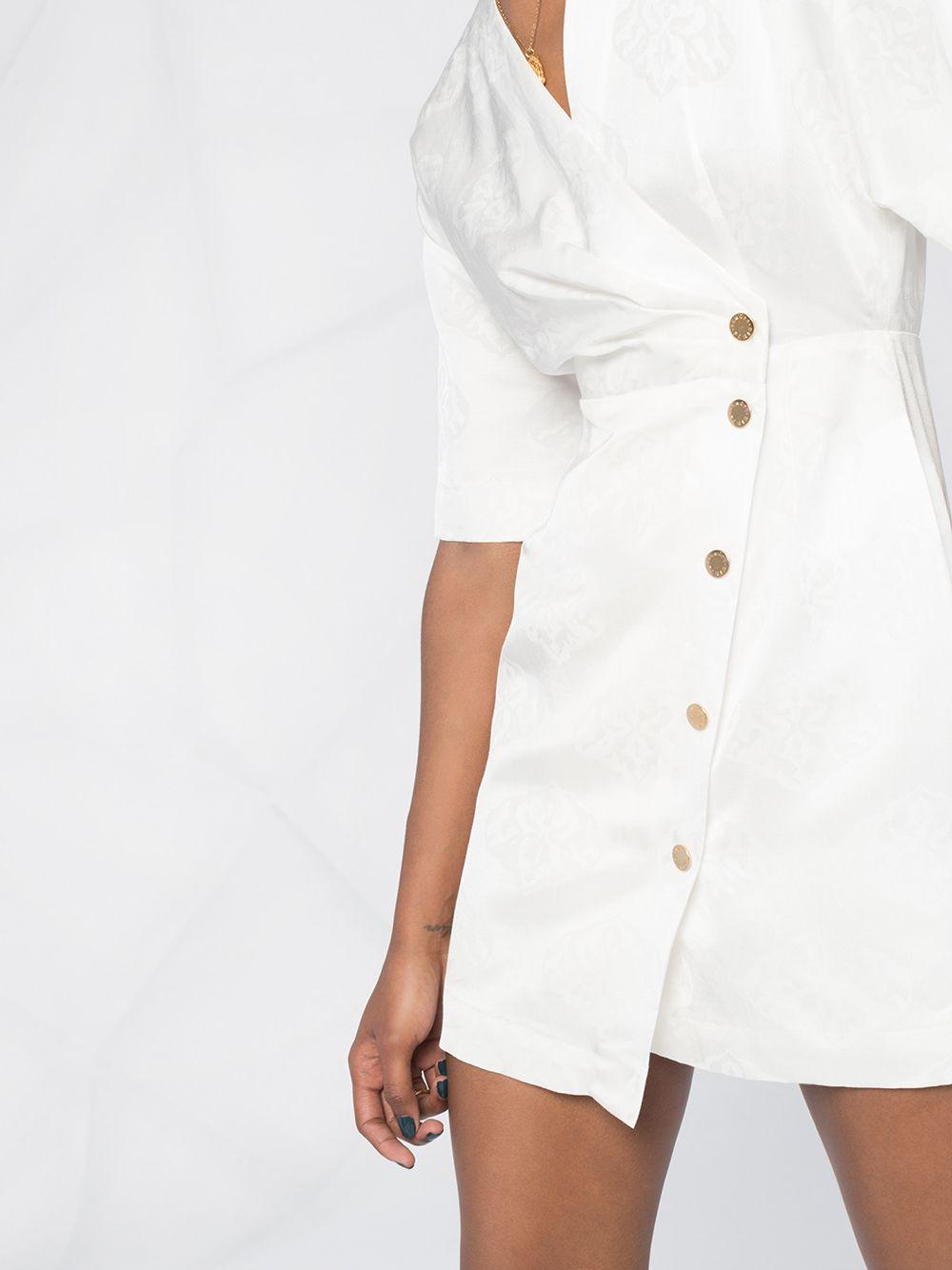 Sandro Baumwolle Kleid mit Print in Weiß | Lyst AT