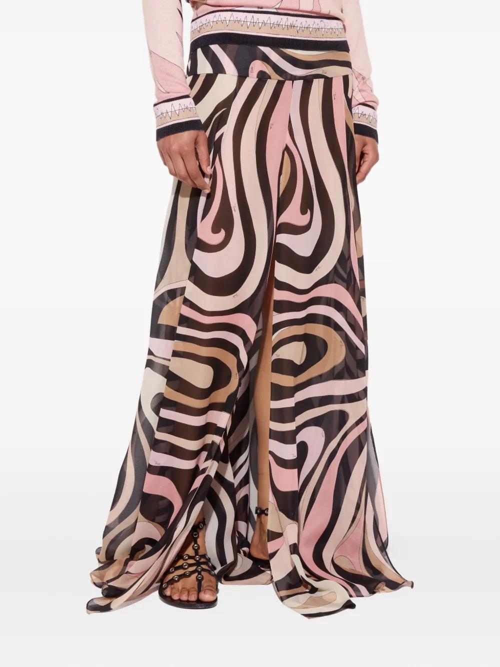 Pucci Onde モスリンマキシ スカート レディース Emilio Pucci マキシスカート | オンラインセールは
