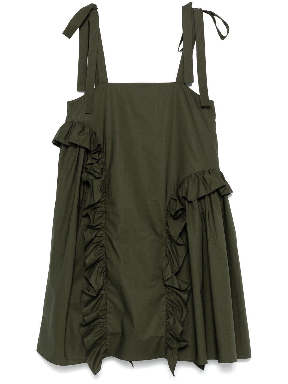 Cecilie Bahnsen レディース ナチュラル Agata ミニドレス ワンピース
