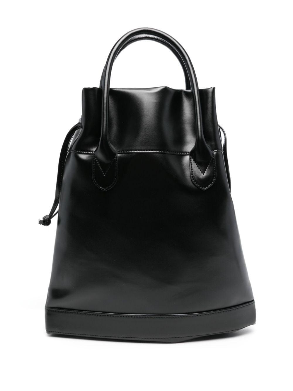 コムデギャルソン ブライドルレザーSmallハンドバッグ ブラック レディース Comme des Garçons トートバッグ | オンラインセール