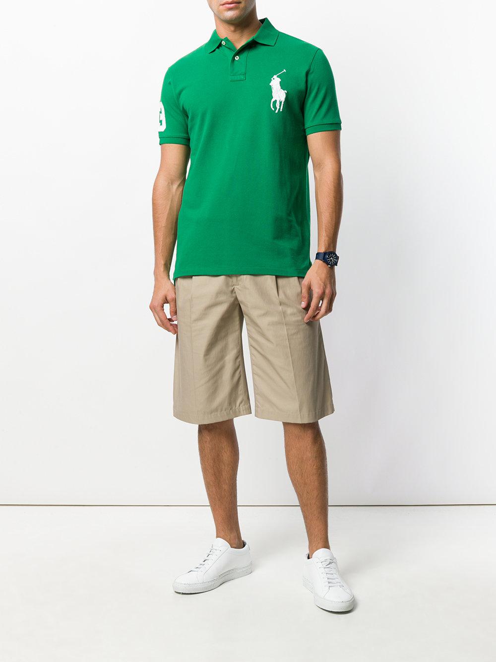 Polo Ralph Lauren Big Pony Polo Shirt in Green for Men | Lyst