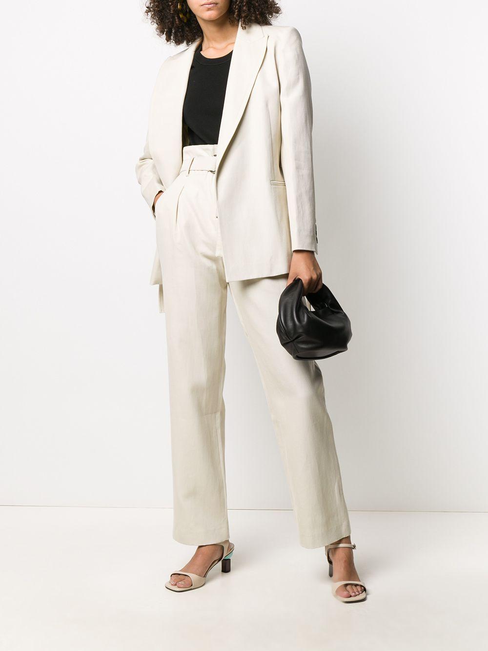 Ba&sh Cotton Andrea High-waist Trousers in Natural - Lyst