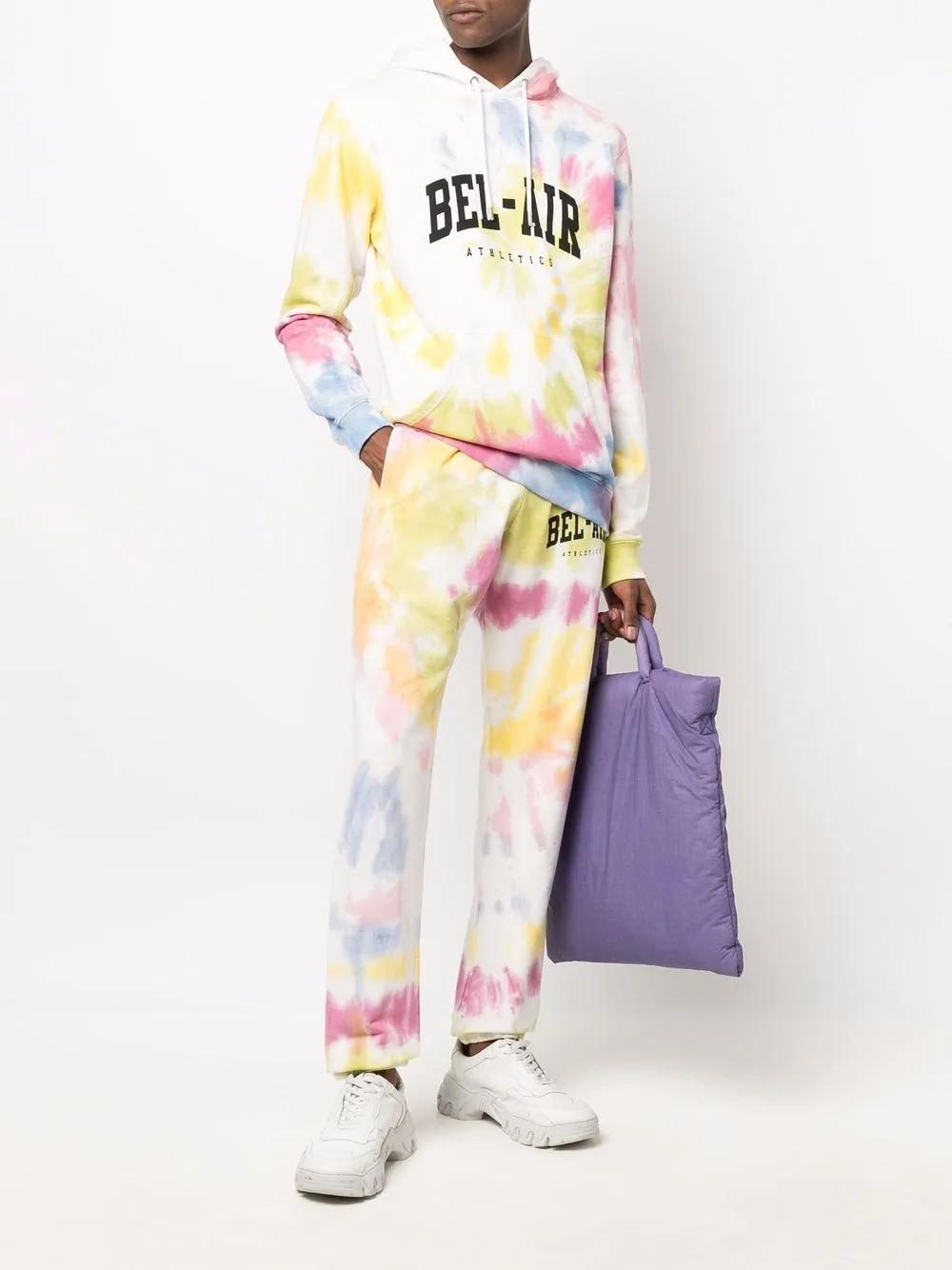 スウェット・トレーナー BEL-AIR ATHLETICS embroidered logo crest trousers ecru BEL-AIR ATHLETICS embroidered logo crest trousers ecru