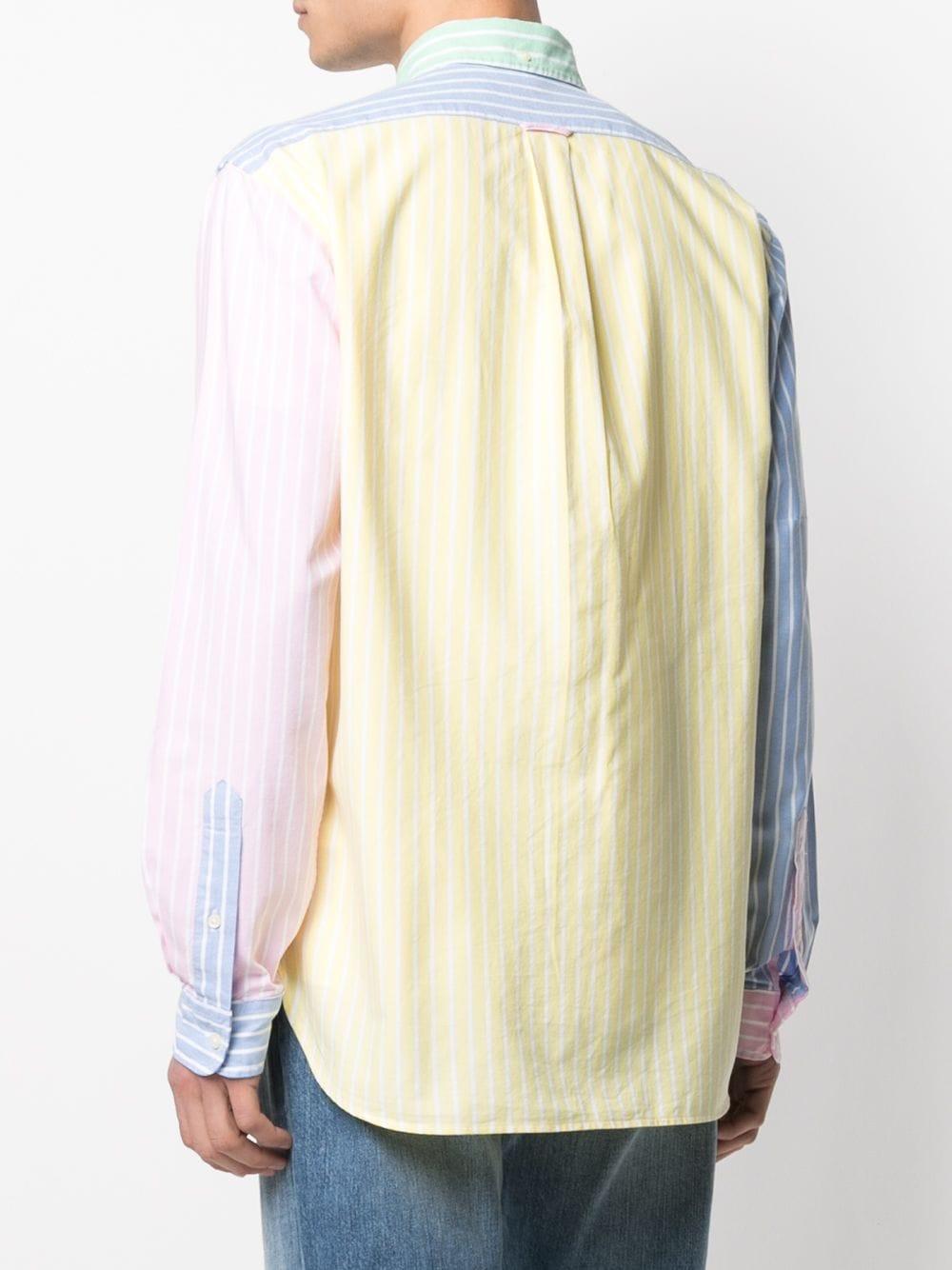Polo Ralph Lauren Striped Colour-block Shirt for Men | Lyst Australia