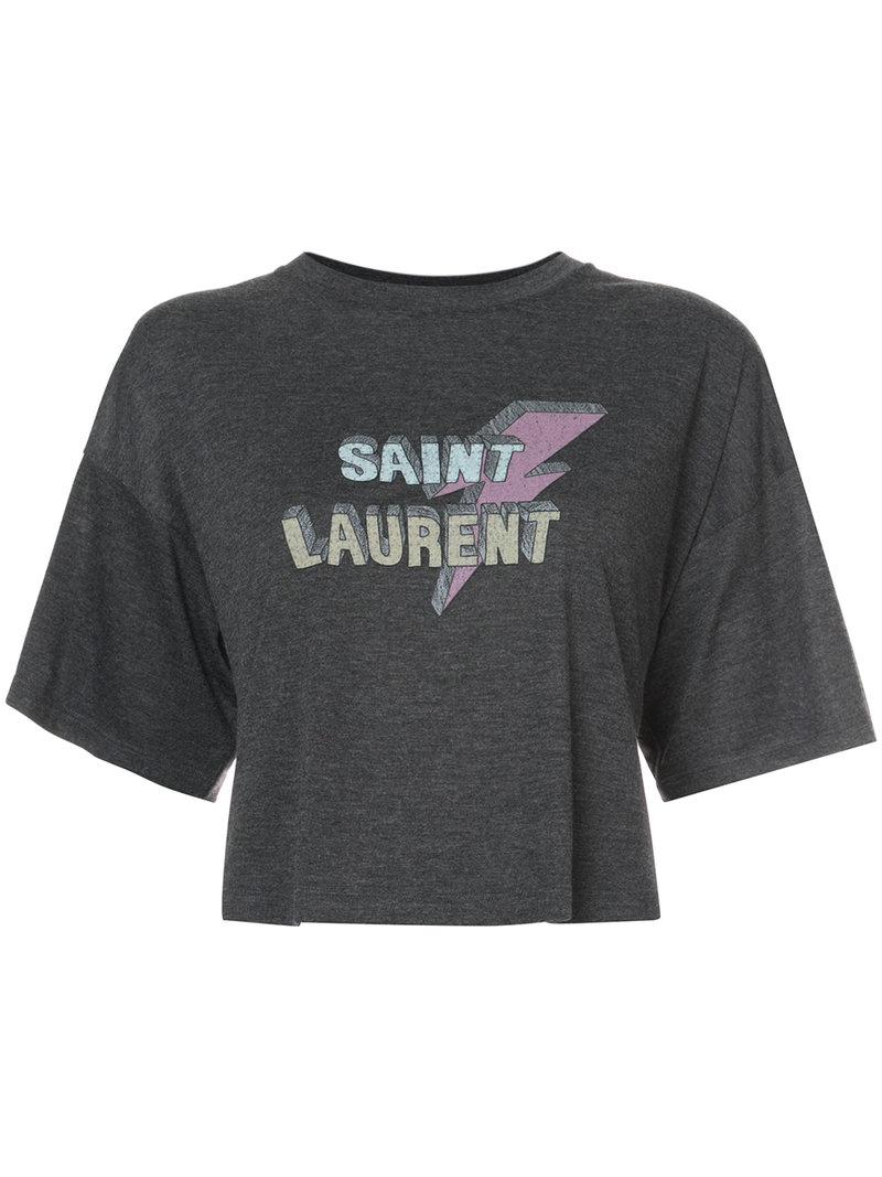 saint laurent thunder t shirt