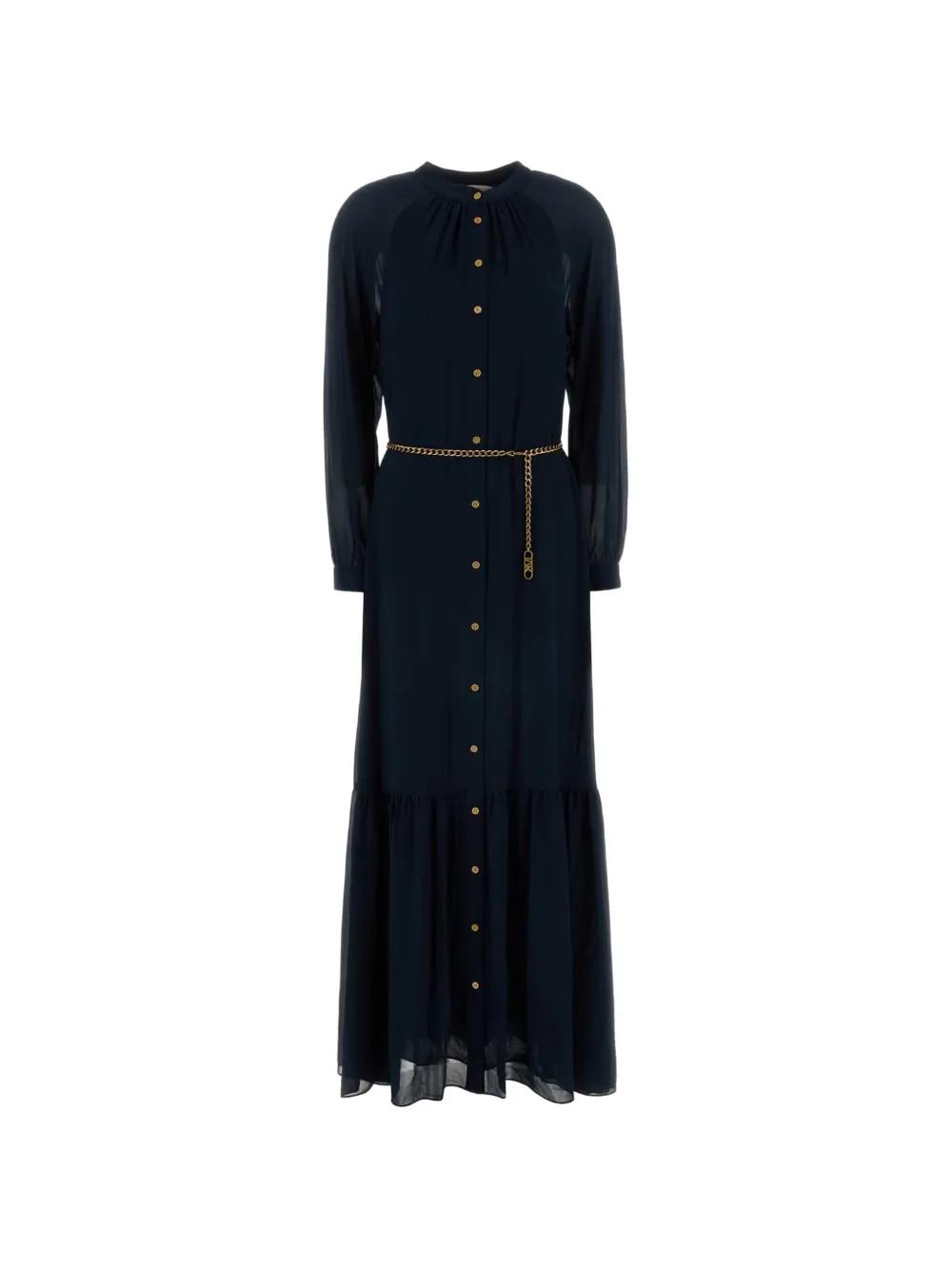 knee length dresses for ladies Michael Kors - Brown Halter Long Dress