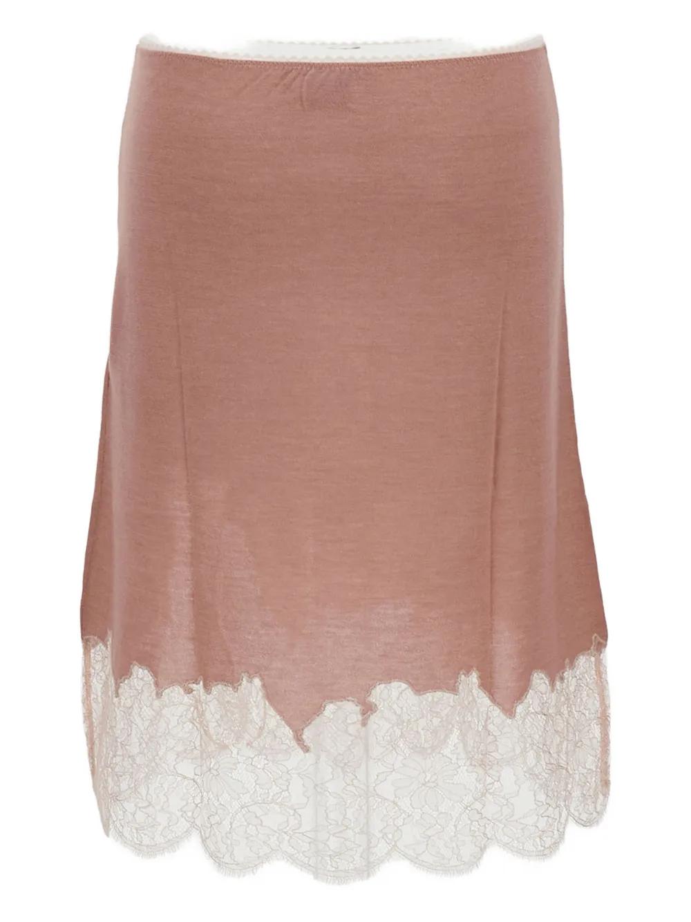 スカート Fendi Antiqued Pink Tulle Skirt Fendi Antiqued Pink Tulle Skirt | italist