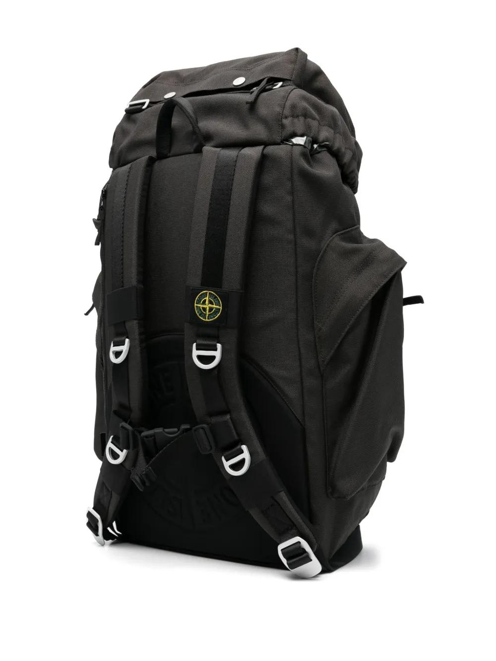 Stone Island Resin Treated Cordura Backpack in Black for Men | Lyst