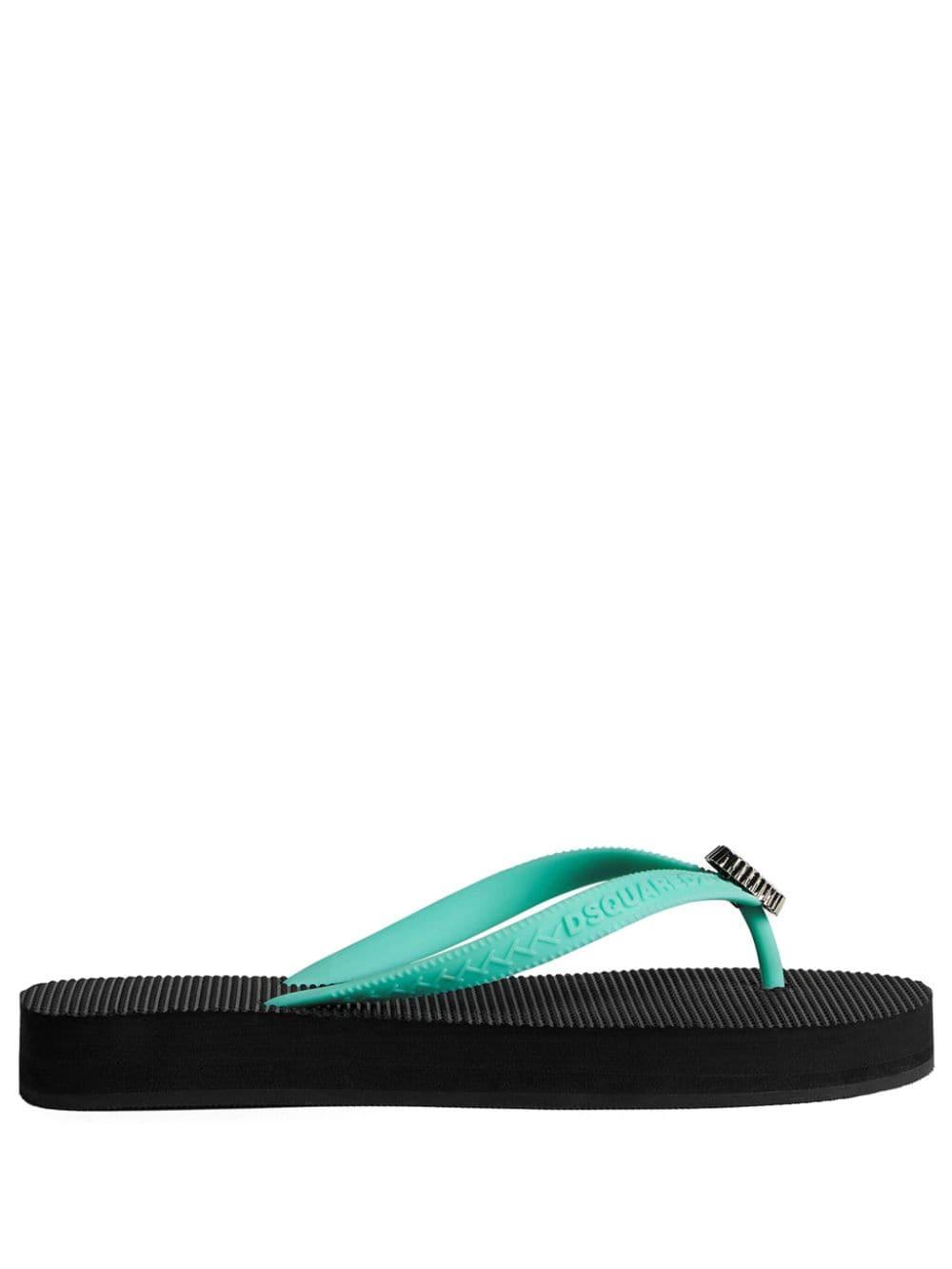 Dsquared flip hot sale flops