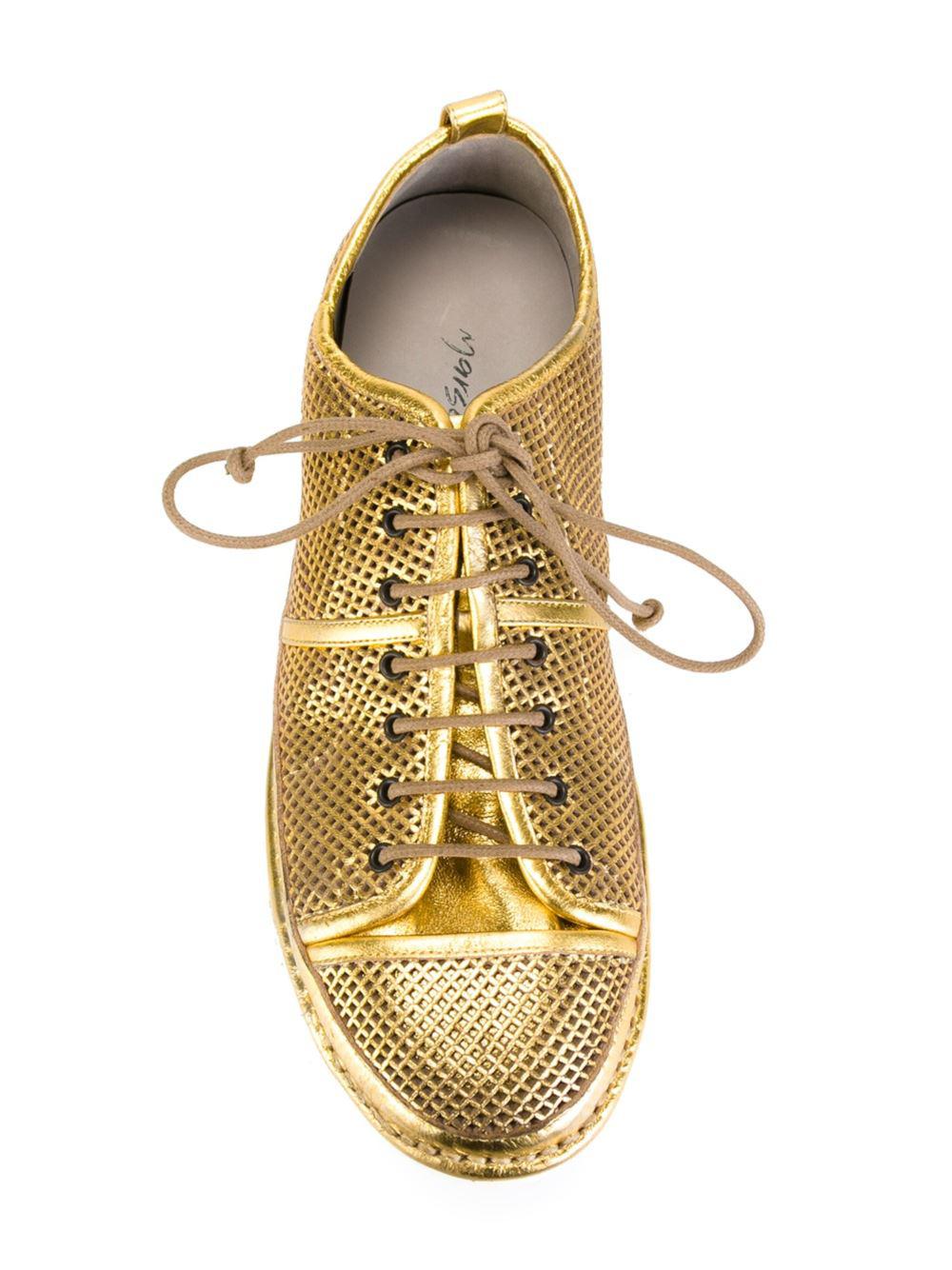 Mars ll Leather Metallic Lace  up  Shoes  Lyst