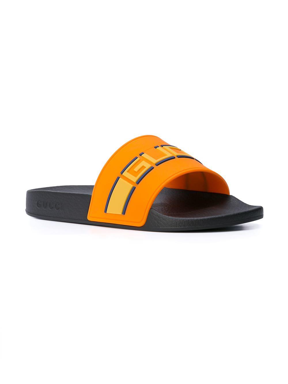 gucci slides yellow
