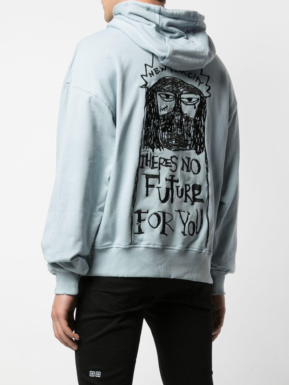 Haculla Cotton 'there's No Future For You' Hoodie in Blue for Men - Lyst