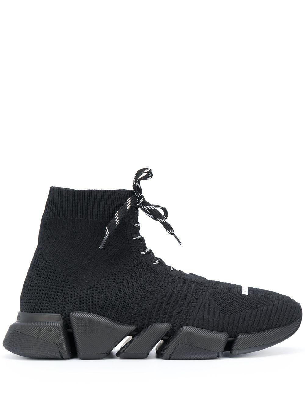 Balenciaga Speed Lace Trainers in Black for Men - Save 38% - Lyst