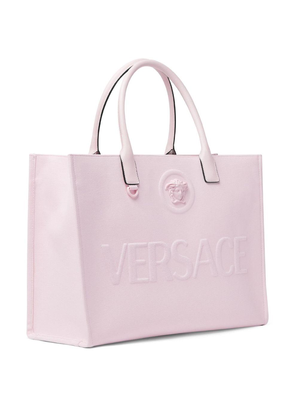Medusa leather tote bag sales