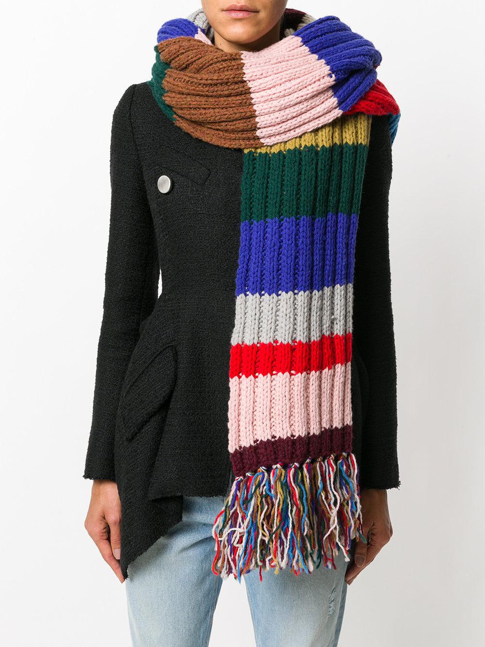 burberry striped scarf