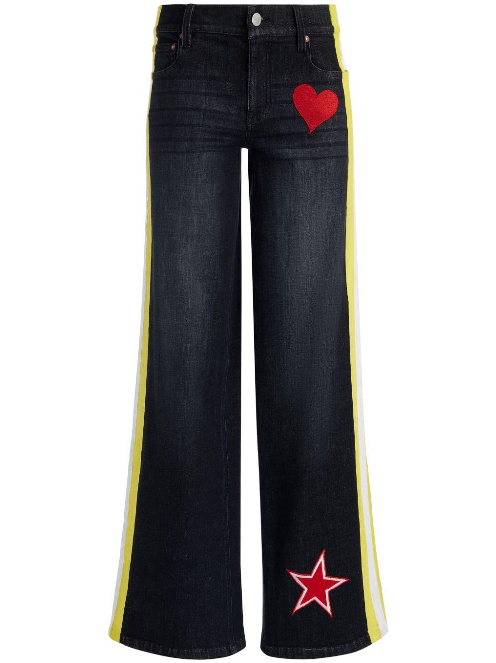 courreges ミッドライズ　ストレートジーンズ Courrèges ミッドライズ ストレートジーンズ | ブルー | FARFETCH JP