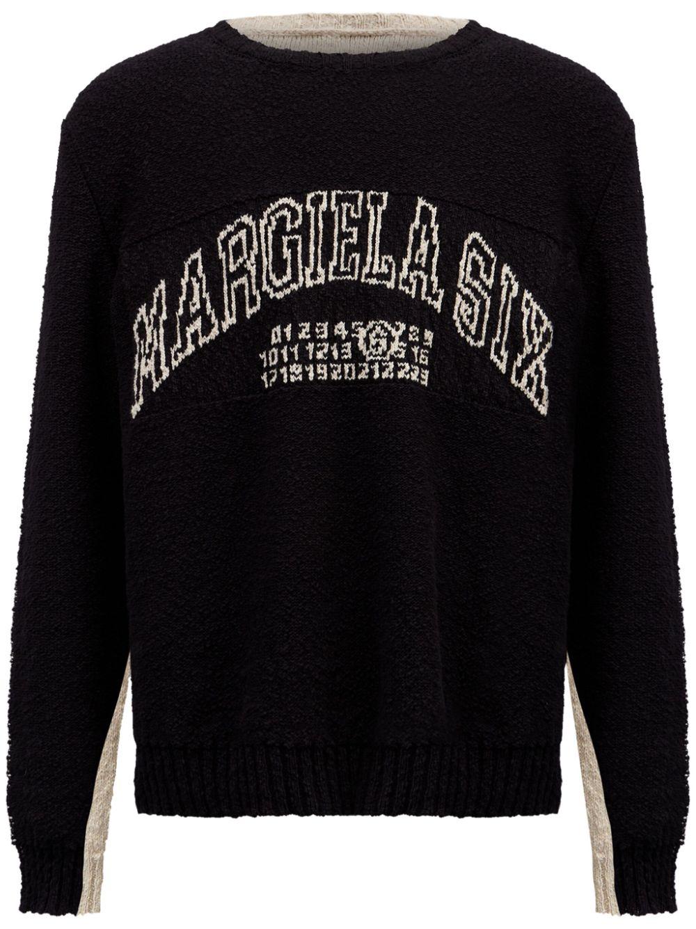 MM6 by Maison Martin Margiela メンズ ブラック ナンバーモチーフ 