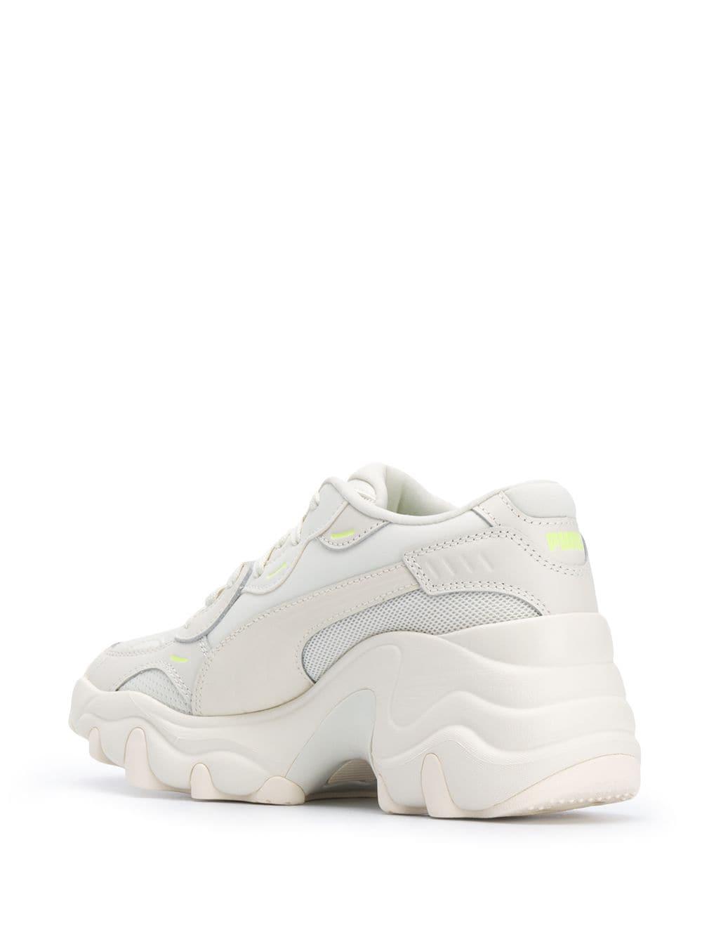 puma pulsar wedge sneakers in gray