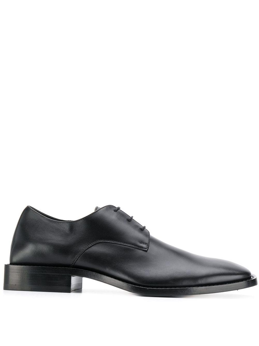 Balenciaga Square Toe Derby Shoes in Black for Men | Lyst