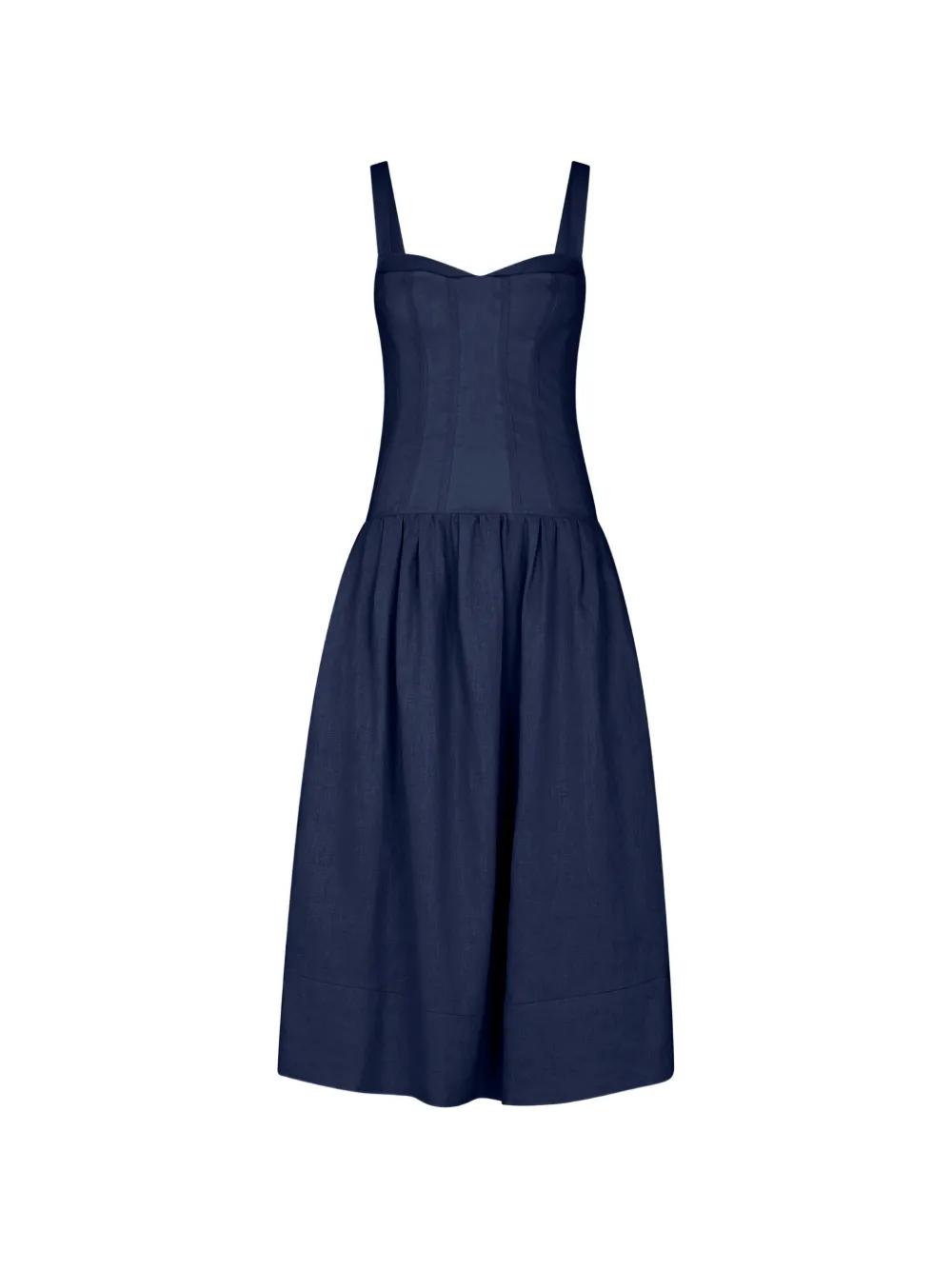nicholas drenica drop waist corset midi dress Nicholas The Label Dresses