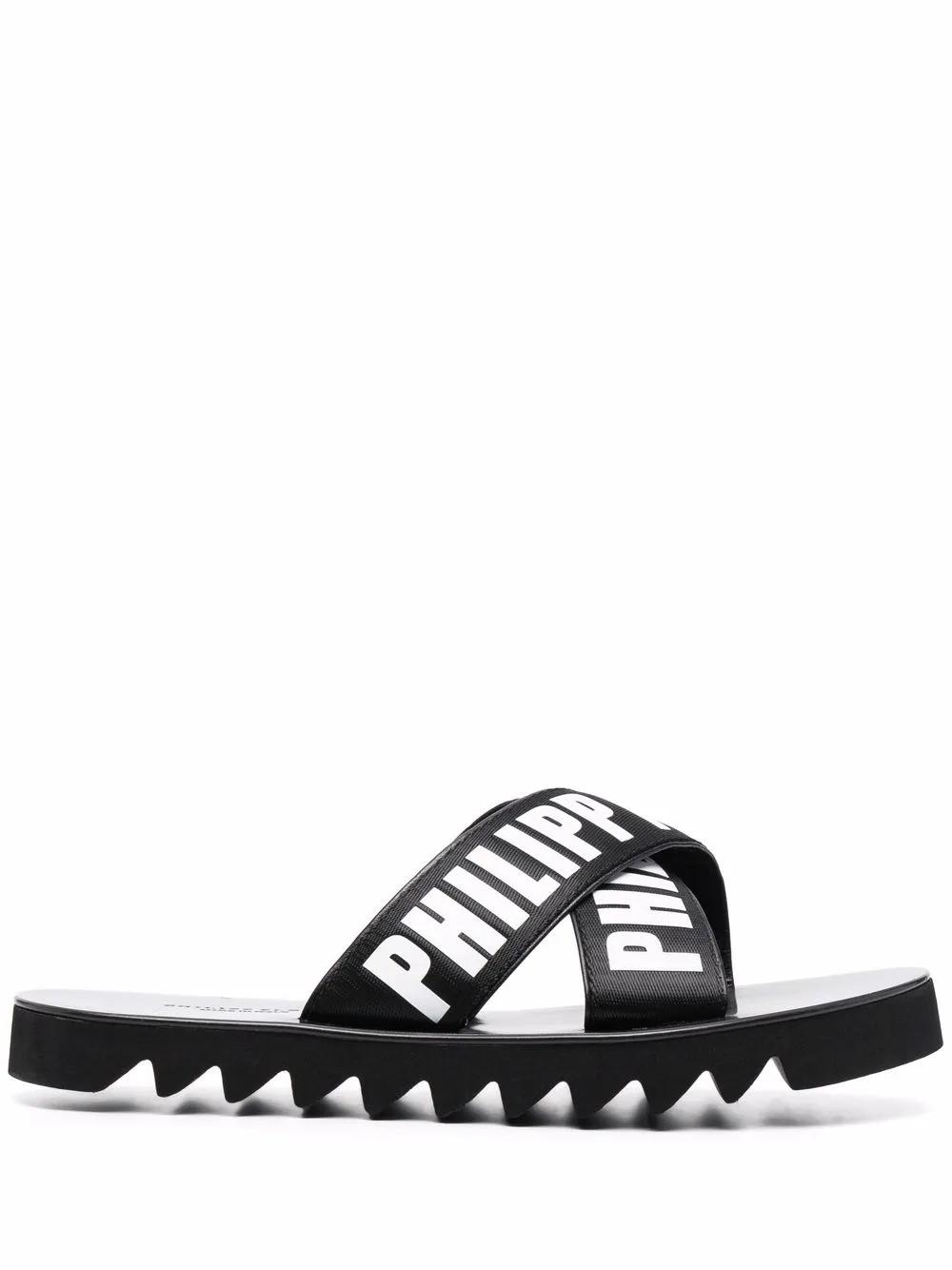 Tongs Philipp Plein Pour Homme - Modèle SY218, Couleur Jaune, Taille 43 FR - Neuf Avec Emballage