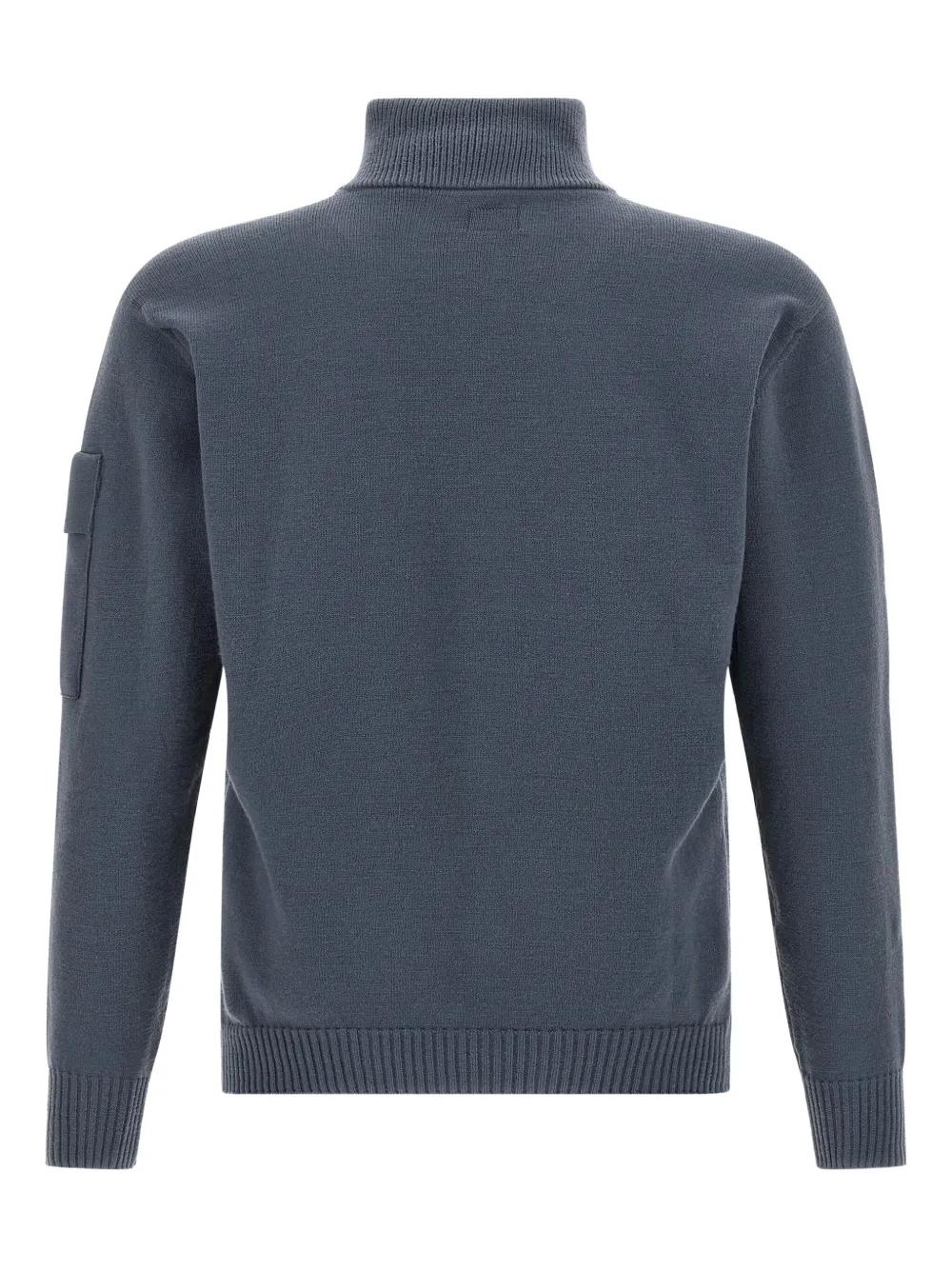 【送料&関税込】C.P. Company Wool Blend Turtleneck Sweater C.P. Company - Wool blend turtleneck sweater black - The Corner