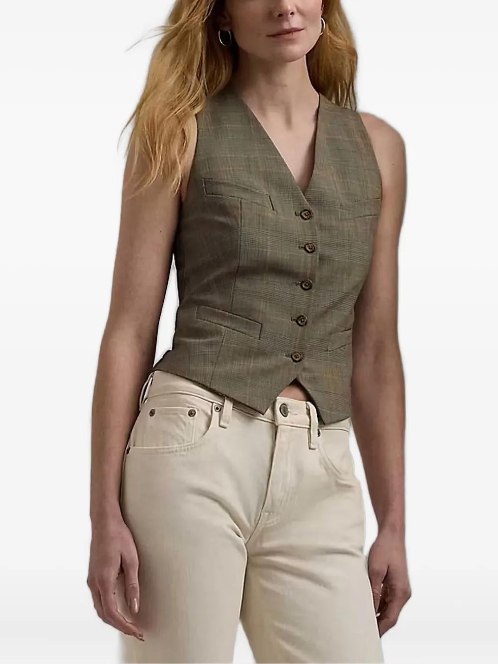 アウターその他 POLO RALPH LAUREN Woman Waistcoat Brown 211959286 004 Women's Polo Ralph Lauren Vests & Waistcoats | Ralph Lauren® SI