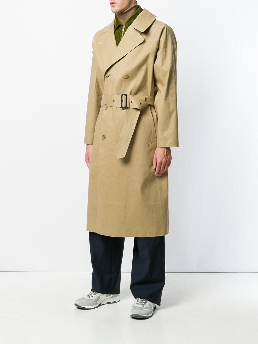 Mackintosh Cotton Kelp Trench Coat in Natural for Men - Lyst