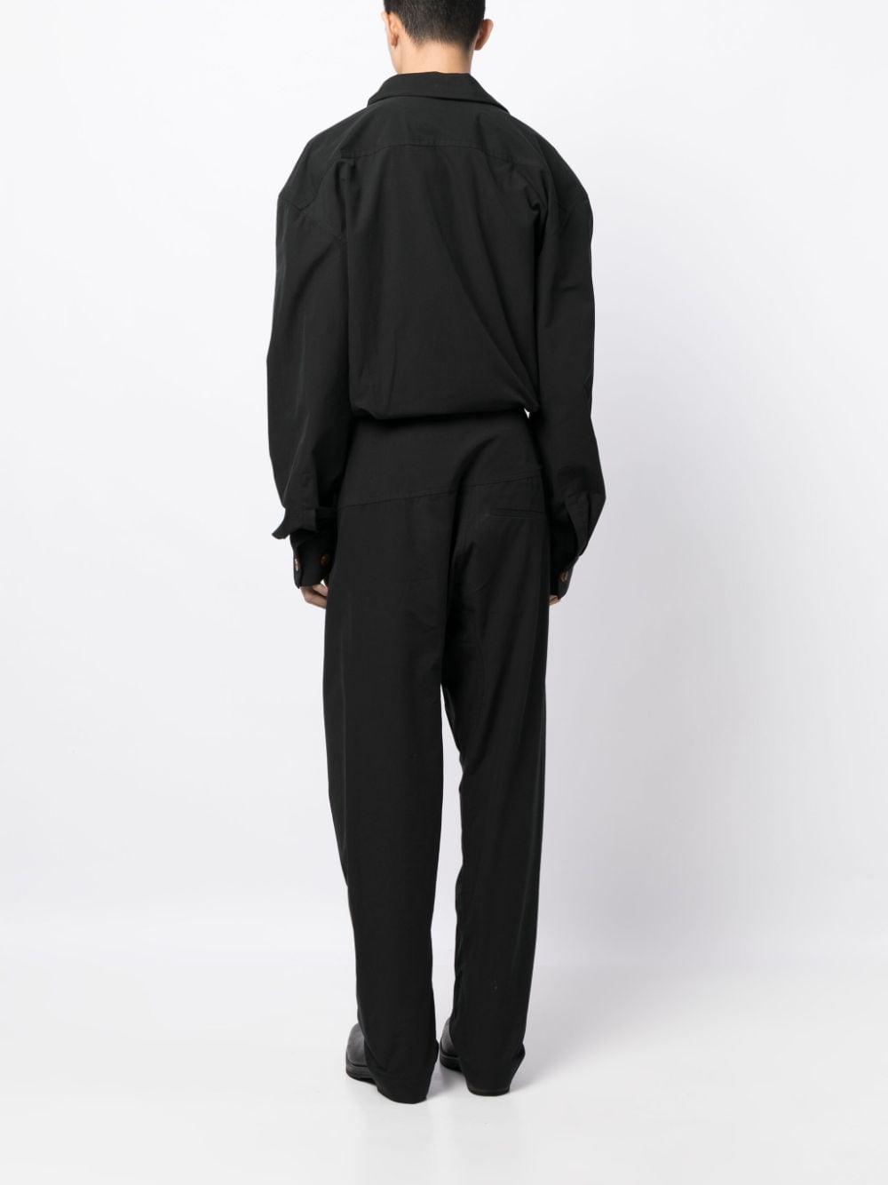 Vivienne Westwood Ming Off-centre Zip Jumpsuit in Black for Men | Lyst