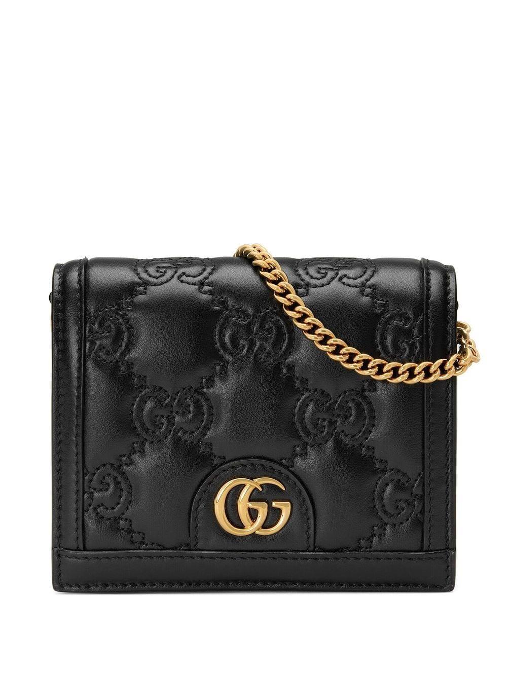 Gucci GG Marmont Camera Bag Matelasse Mini Black