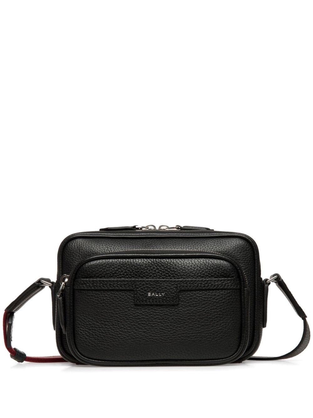 Bally Leather Messenger Bag in Black for Men Lyst UK