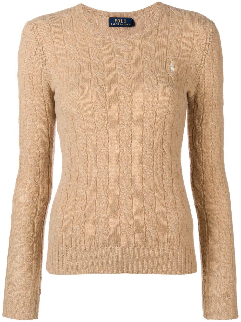 classic cable knit sweater