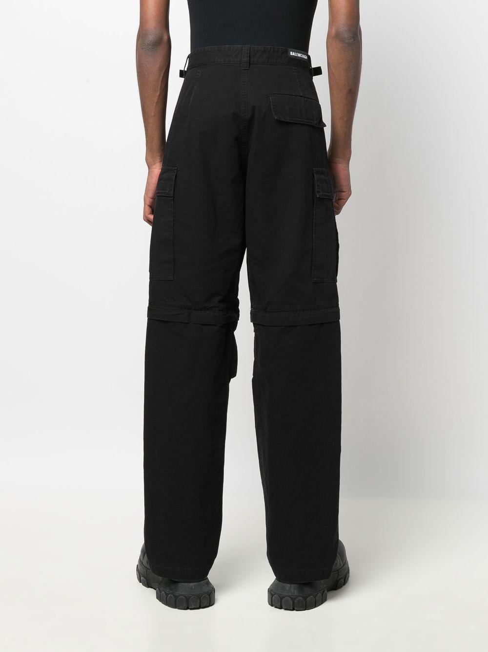 Balenciaga Straight-leg Cargo Trousers in Black for Men | Lyst