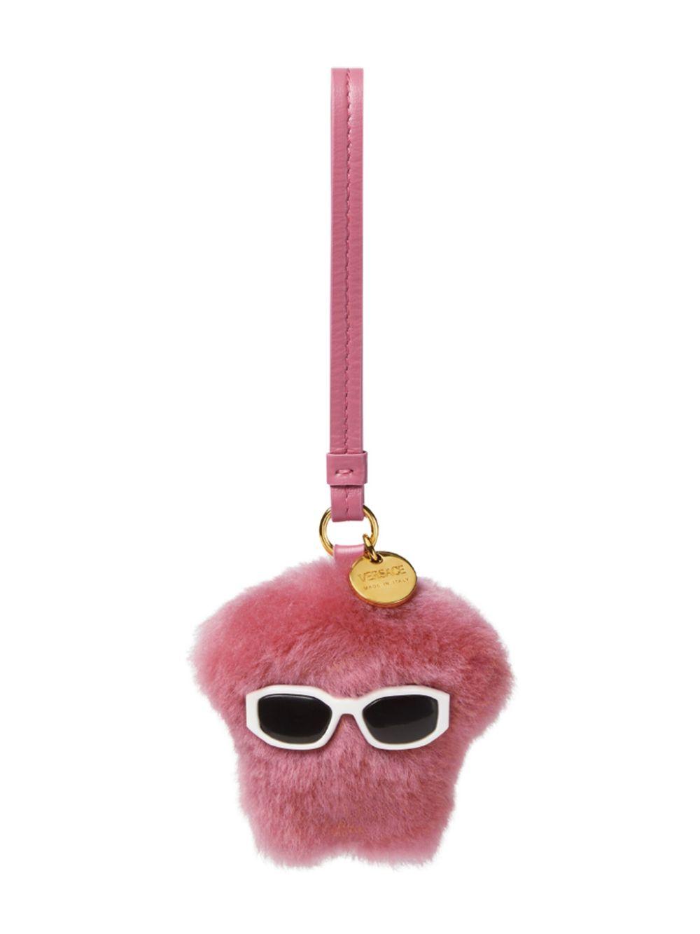 Versace レディース ピンク メドゥーサ チャーム ネックレス