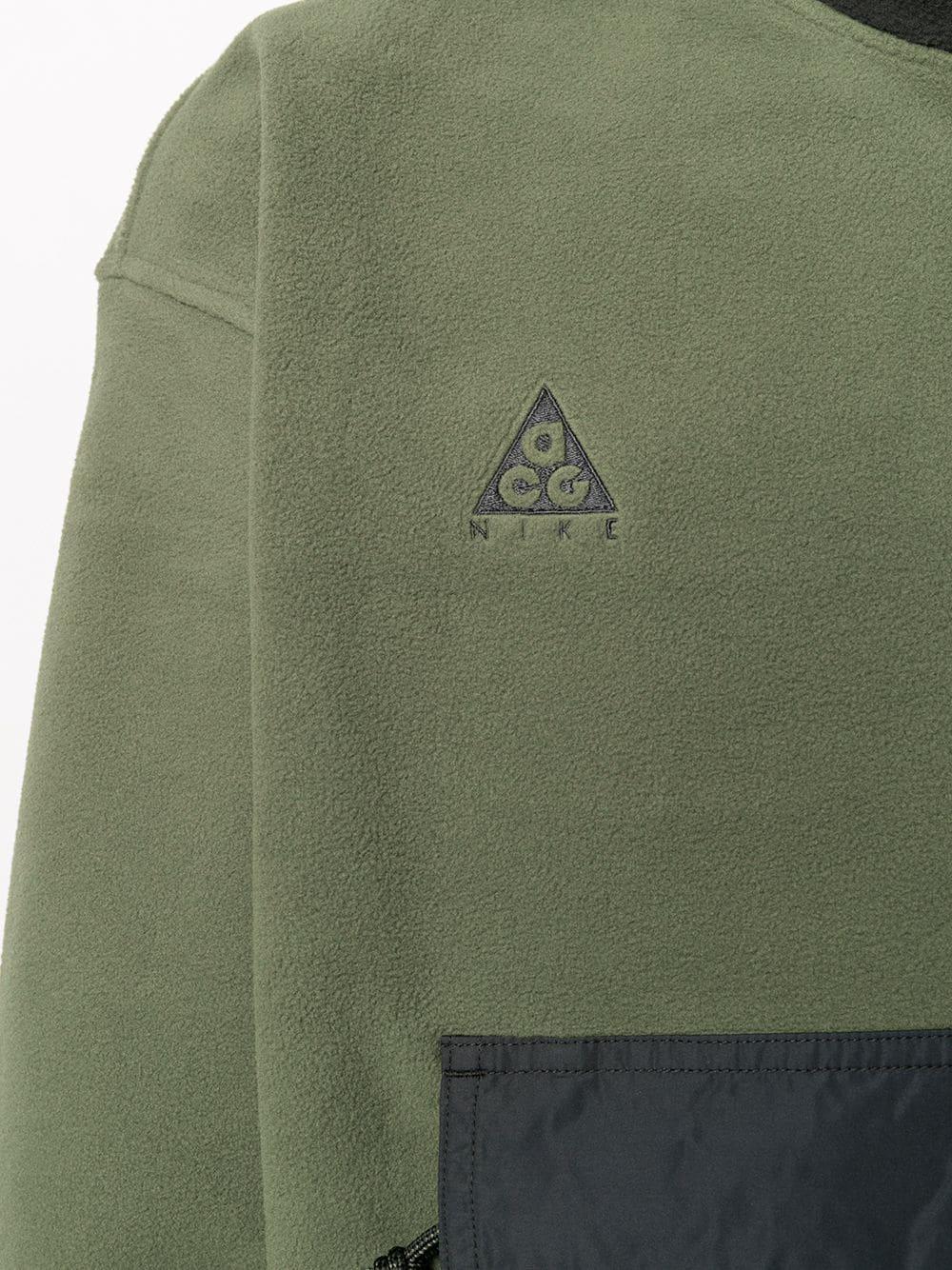 Nike Fleece Acg Polar Sweater in Green for Men - Lyst