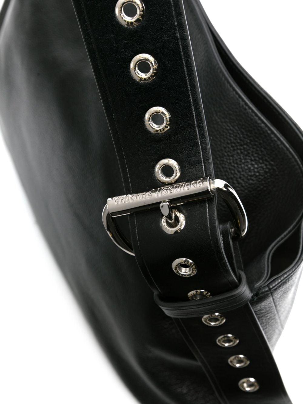 Vivienne Westwood Maxime Leather Shoulder Bag in Black | Lyst