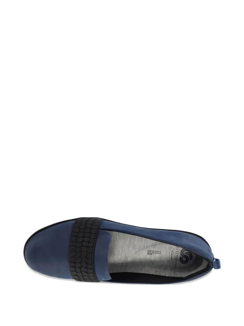 Clarks Ayla Sloane Textured Flat in Blue Lyst UK