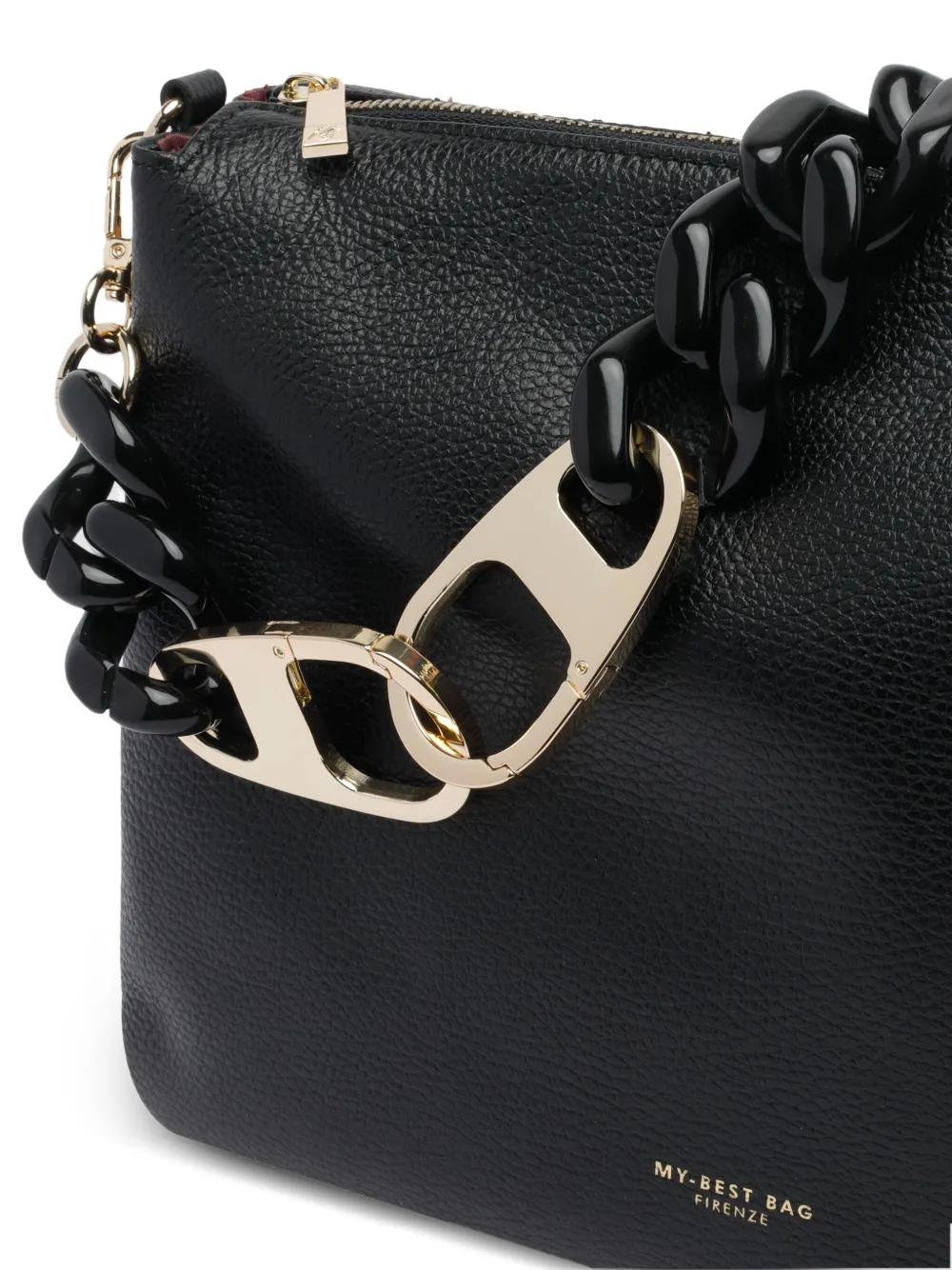 世界を買える 海外ブランド MY BEST BAG Firenze Leather Shoulder Bag in Black | Lyst バッグ