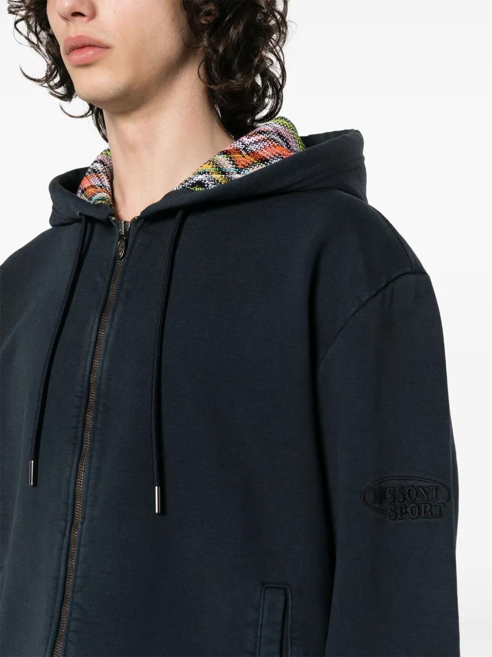 パーカー・フーディ M Missoni Zig Zag Print Zip Up Hoodie Missoni Hoodies for Men | Online Sale up to 88% off | Lyst