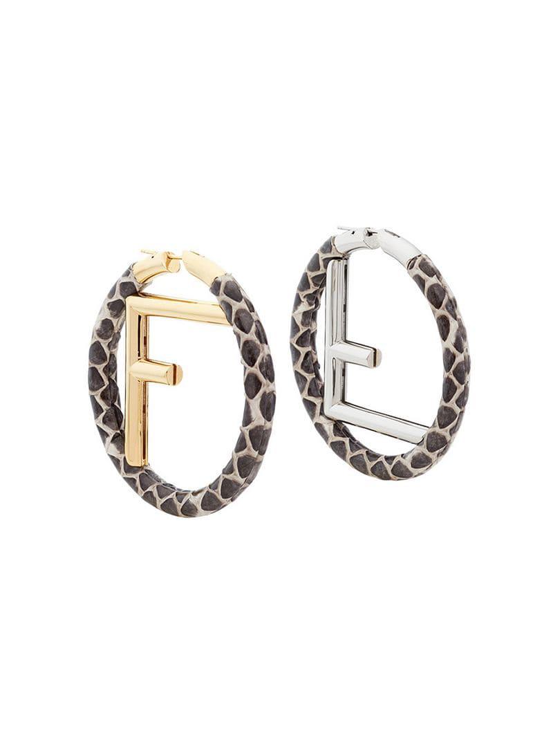 fendi small hoops