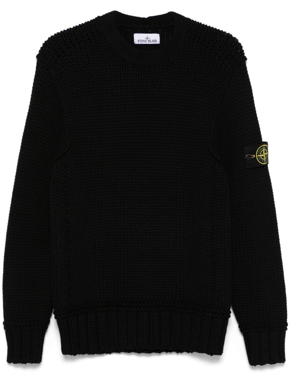 STONEISLAND ブラックニットセーター